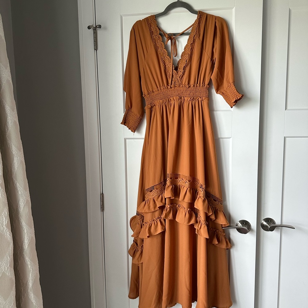 Boho Baltic born dress